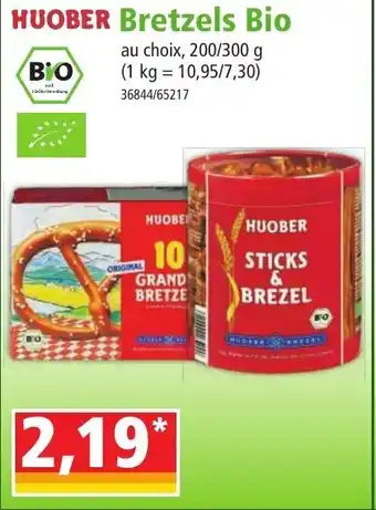 Norma Huober Bretzels Bio aanbieding