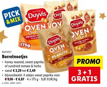 Lidl Duyvis Borrelnootjes aanbieding