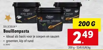 Lidl Delicieux Bouillonpasta 200g aanbieding