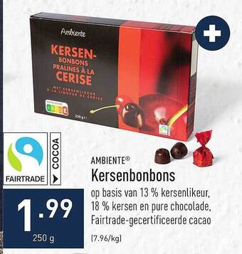 ALDI Ambiente kersenbonbons aanbieding