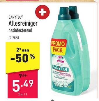 ALDI Sanytol allesreiniger aanbieding