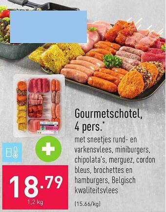 ALDI Gourmetschotel, 4 pers aanbieding