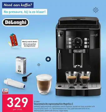 ALDI Volautomatische espressomachine magnifica s aanbieding