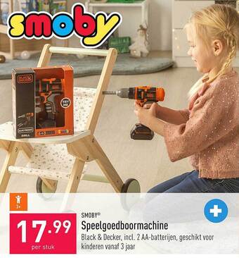 Smoby speelgoedboormachine