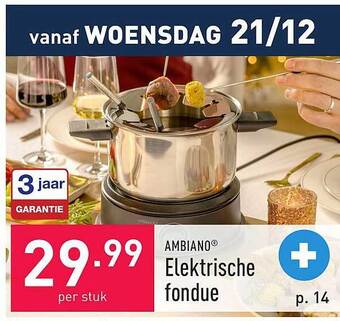 Ambiano elektrische fondue