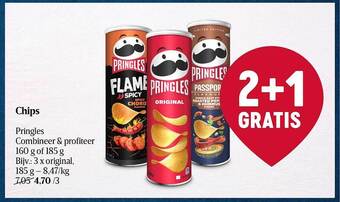 Delhaize Chips pringles aanbieding
