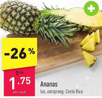 ALDI Ananas aanbieding