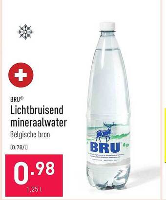 Bru lichtbruisend mineraalwater