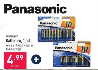 ALDI Panasonic batterijen, 10 st aanbieding
