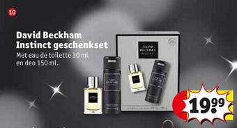 Kruidvat David beckham instinct geschenkset aanbieding