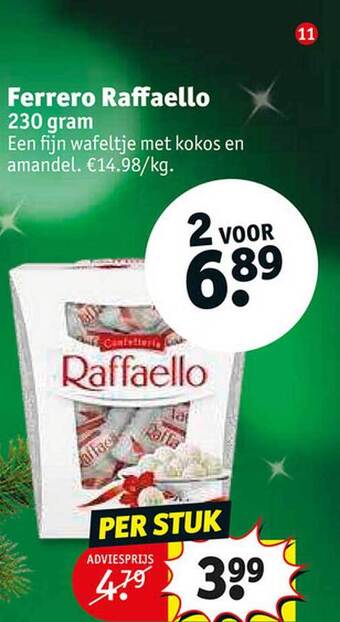 Kruidvat Ferrero raffaello aanbieding