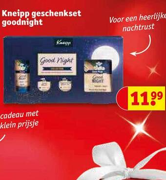 Kruidvat Kneipp geschenkset goodnight aanbieding