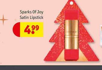 Kruidvat Sparks of joy satin lipstick aanbieding