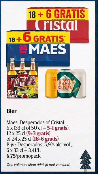 Bier maes, desperados of cristal