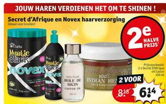 Kruidvat Secret d'afrique en novex haarverzorging aanbieding