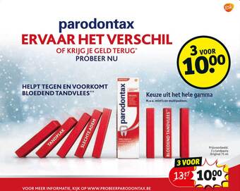 Kruidvat Parodontax aanbieding