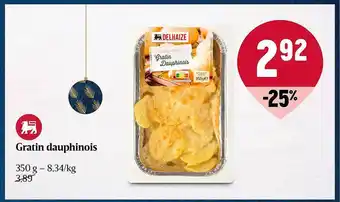 Delhaize Gratin dauphinois aanbieding