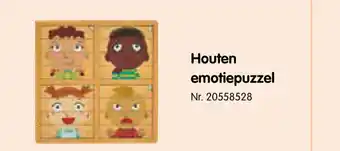 Fun Houten emotiepuzzel aanbieding