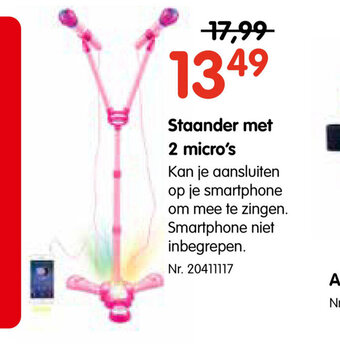 Fun Staander met 2 micro's aanbieding