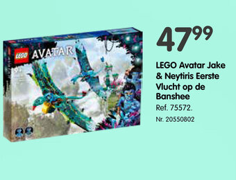 Fun Lego avatar jake & neytiris eerste vlucht op de banshee aanbieding