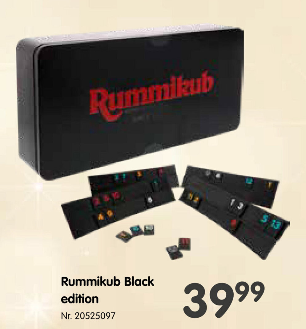 Rummikub black edition promotie bij Fun