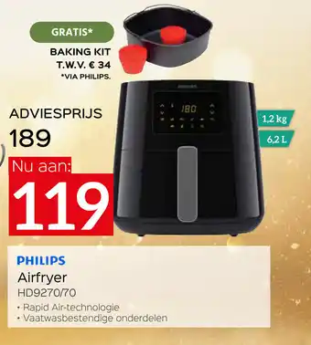 Selexion Philips Airfryer HD9270/70 aanbieding
