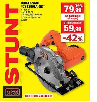 Hubo Cirkelzaag aanbieding