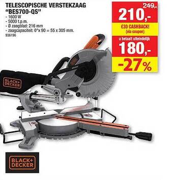 Hubo Telescopische verstekzaag aanbieding