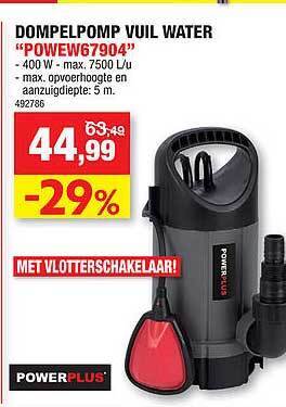 Hubo Dompelpomp vuil water aanbieding