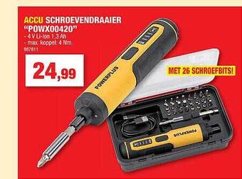 Hubo Accu schroevendraaier aanbieding