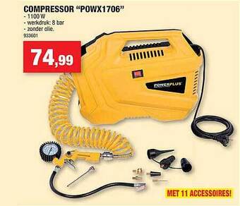 Hubo Compressor aanbieding
