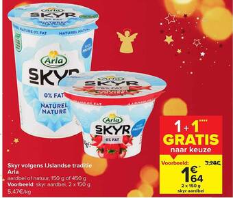 Carrefour Skyr volgens ijslandse traditie arla aanbieding