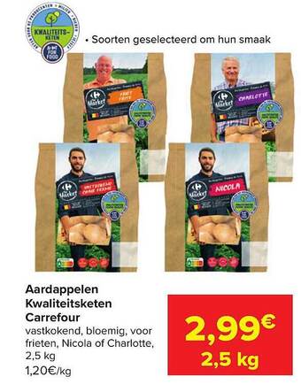 Carrefour Aardappelen aanbieding