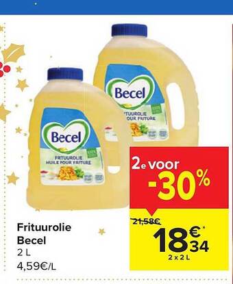 Carrefour Frituurolie becel aanbieding
