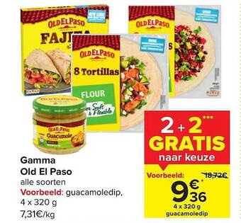 Carrefour Gamma old el paso aanbieding