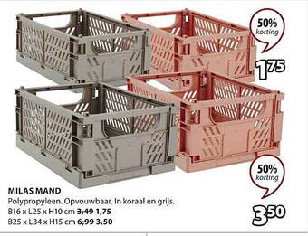 Jysk Milas mand aanbieding