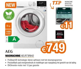 Expert AEG Wasmachine AELR73R842 aanbieding