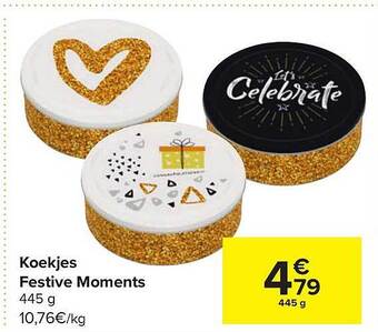 Carrefour Koekjes festive moments aanbieding