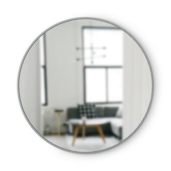 Umbra hub spiegel 94x94x3cm glas grijs