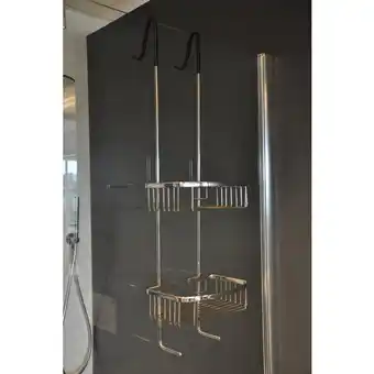 Praya domo ophangrek tbv glazen wand 80cm chroom outlet