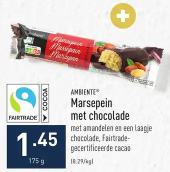 ALDI Ambiente Marsepein met chocolade aanbieding