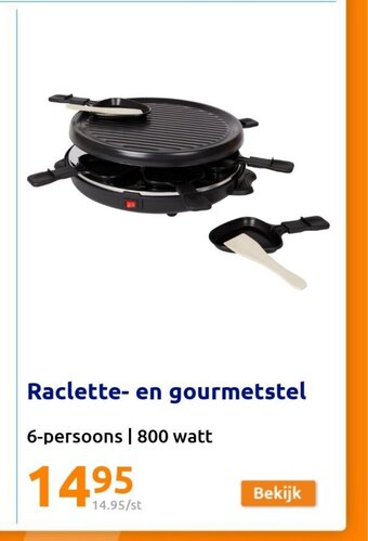 Raclette- en gourmetstel