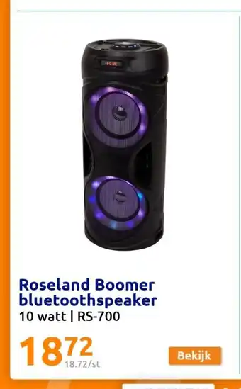 Action Roseland Boomer bluetoothspeaker 10 watt RS-700 aanbieding