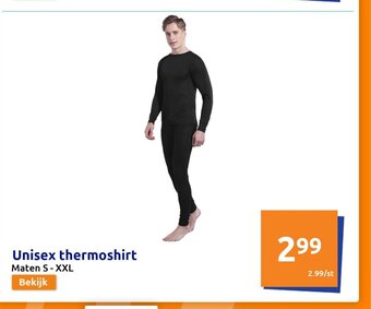 Unisex thermoshirt