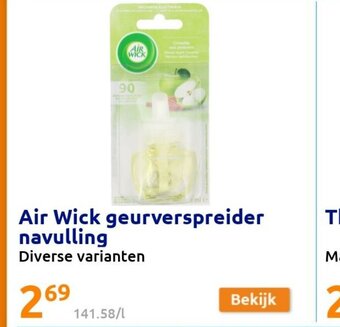 Action Air Wick geurverspreider navulling aanbieding