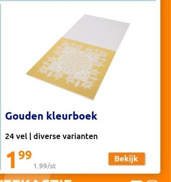 Action Gourden kleurboek aanbieding