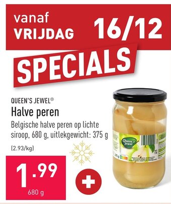 ALDI Queen's Jewel Halve peren aanbieding