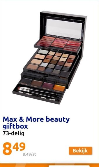 Action Max & More beauty giftbox aanbieding