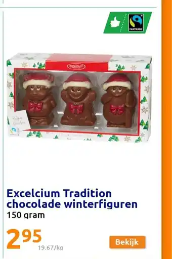 Excelcium Tradition chocolade winterfiguren 150 gr