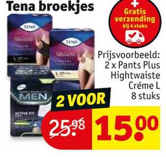 Kruidvat Tena broekjes aanbieding